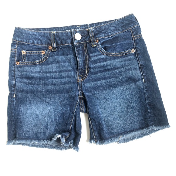 American Eagle Denim Tomgirl Cutoff Shorts - Picture 2 of 4